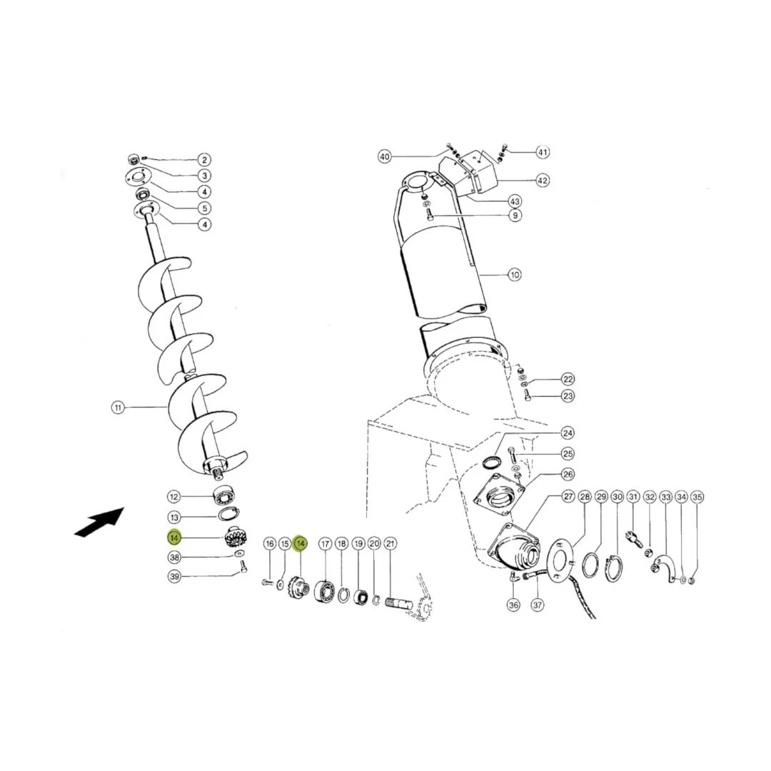 JAG - 735888.02 - Zahnrad Claas