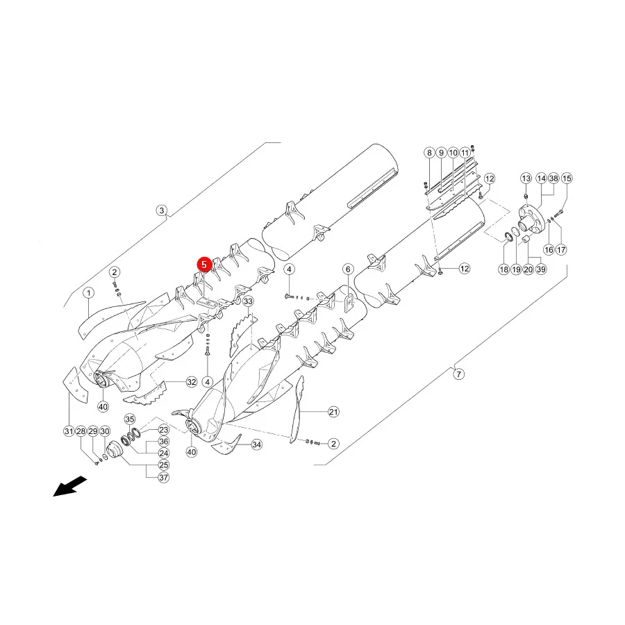 JAG - 792229.00 - Claas Rotorabdeckung