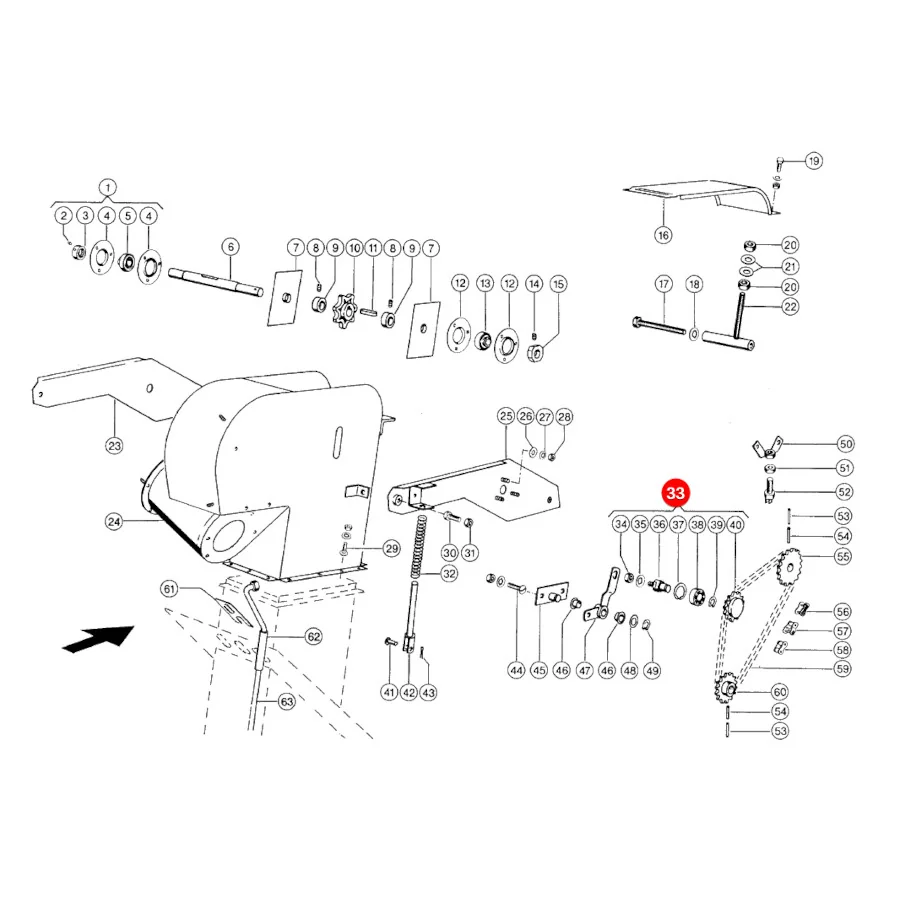 JAG - 809052.00 - Claas Komplettes Spannritzel
