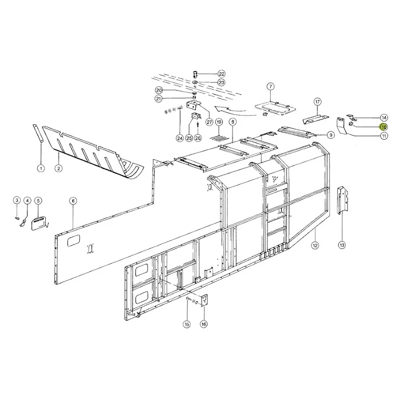 JAG - 822069.01 - Claas Elektrischer Strohstauschalter