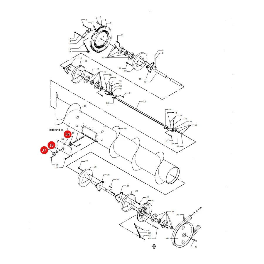 JAG - JAG11-0068.01 - Fingerführungsbaugruppe Massey Ferguson