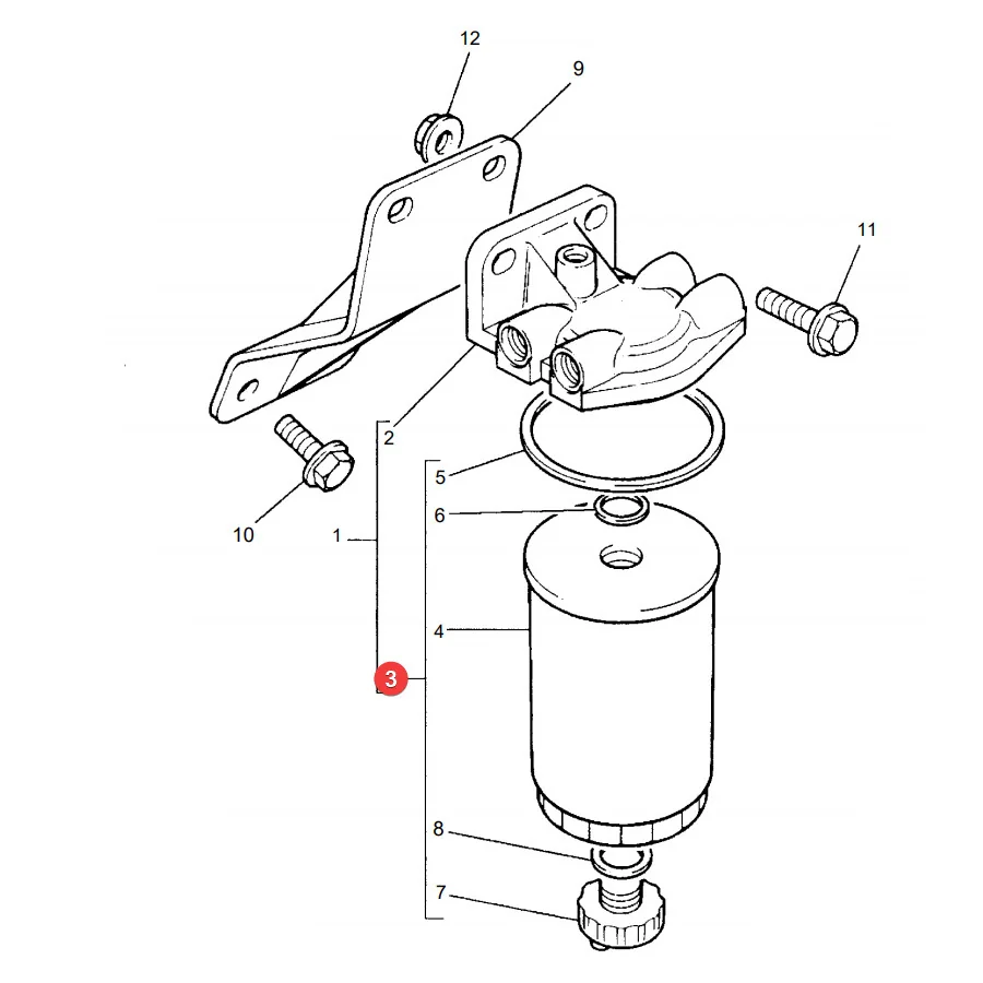 Kramer - 1000108956 - Motor-Kraftstofffilter