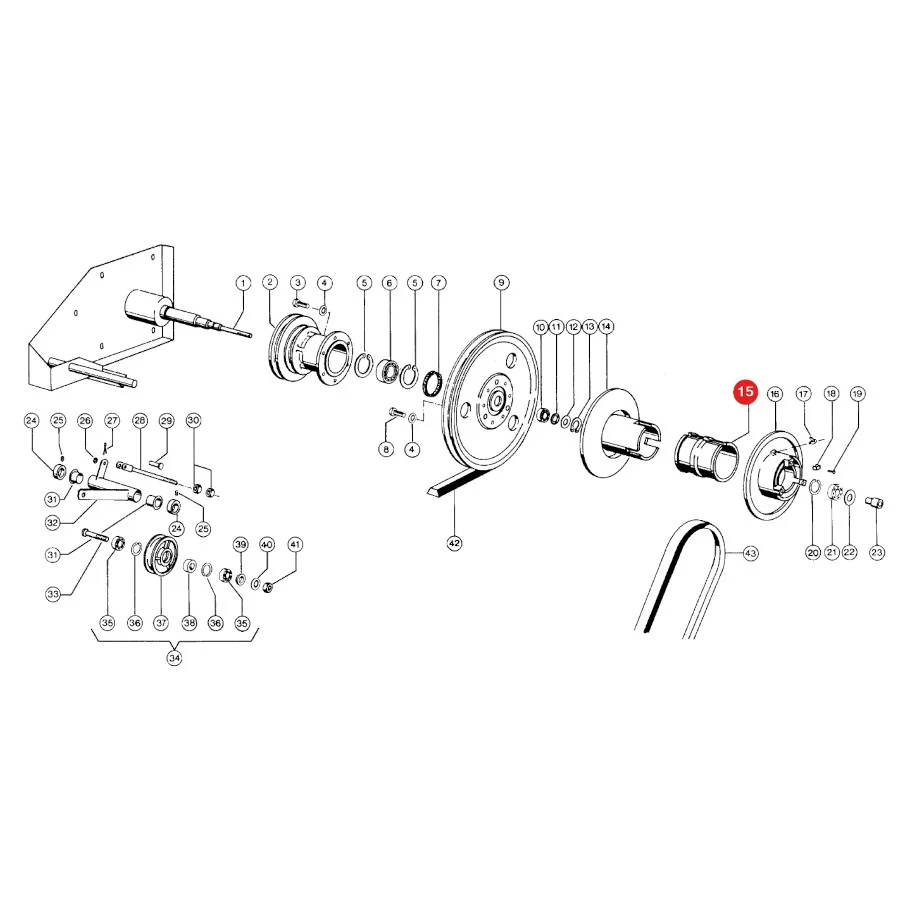 Kramp - 0006301490 - Kunststoffbuchse für Lüfterrad Claas 630149.0