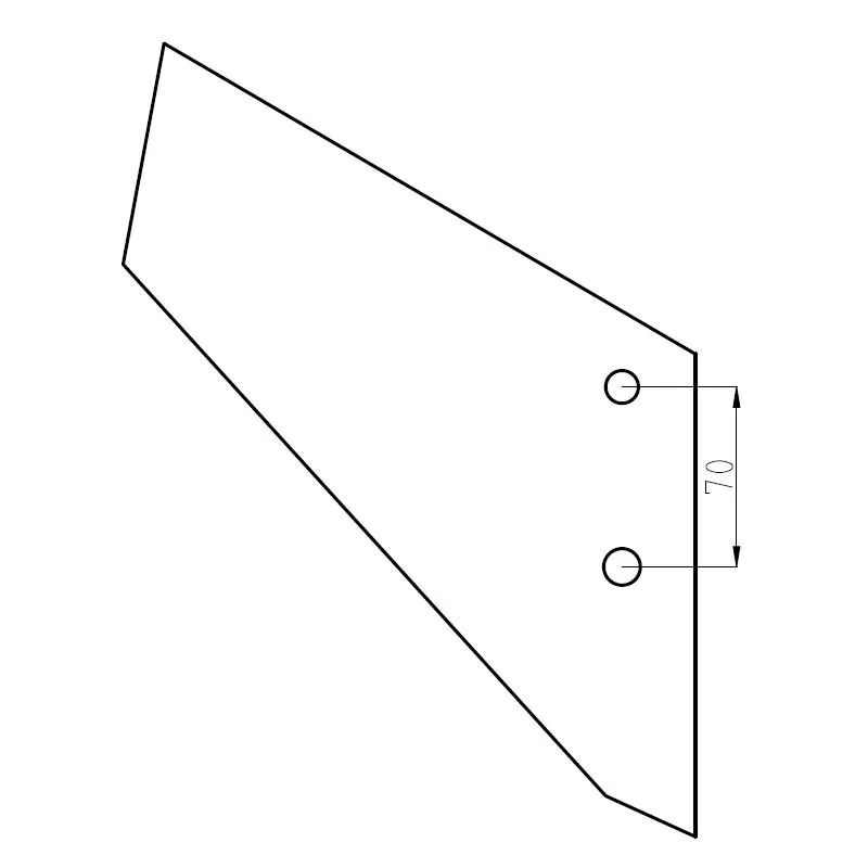 Kramp - 1738050040N - Rechter Untergriff KX KOS Unia 1738/05-004/0