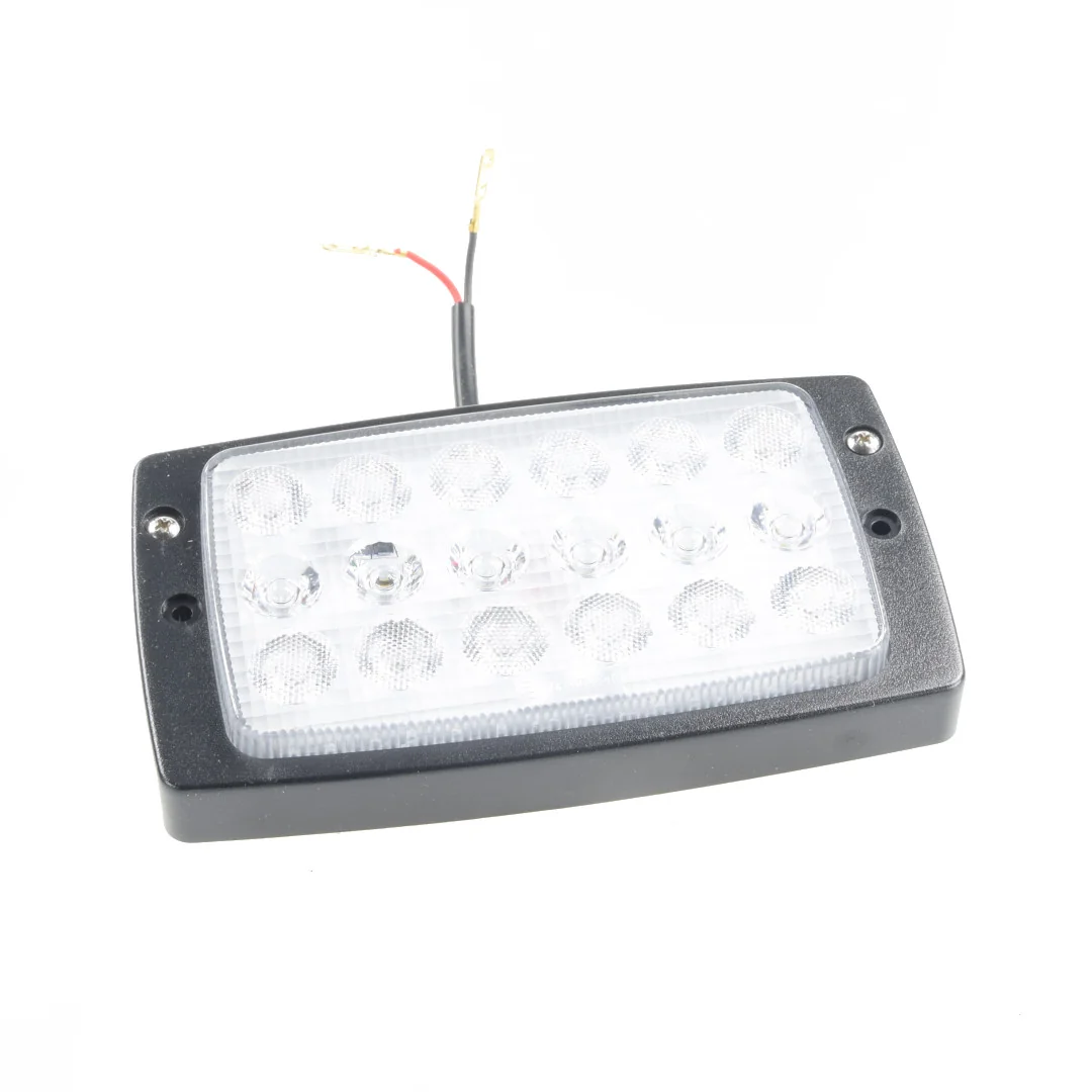 Kramp - LA80300 - LED-Arbeitsleuchte, 27 W, 3375 lm, rechteckig, 10-30V, weiß, AMP-Stecker, kombiniert, 18 LED, Kramp