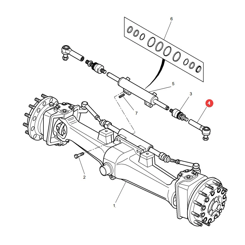 Kramp - SHP212KR - Lenkzapfenende