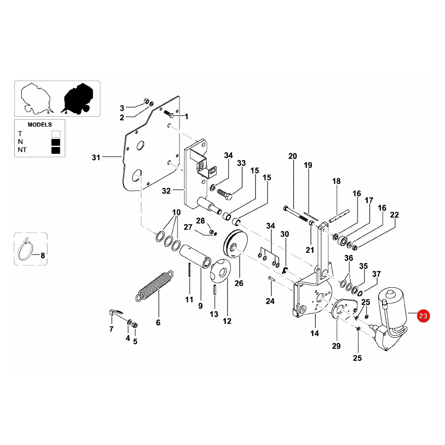 Kverneland - KB5000189 - Elektromotor