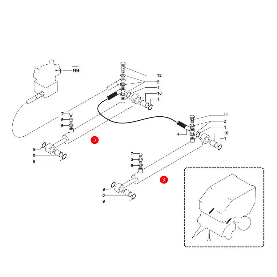Kverneland - KB8886812 - Potentiometer