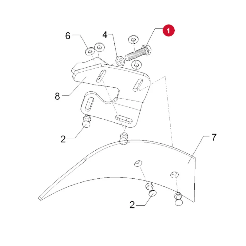 Lemken - 3012292 - M16 x 80 Schraube
