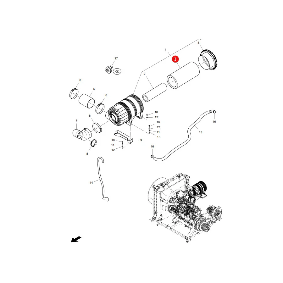 Mann Filter - C281460 - Außenluftfilter C281460