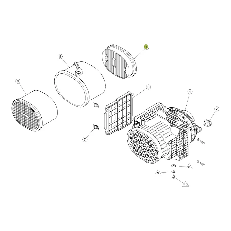 Mann Filter - CF2864 - Motor-Sicherheitsluftfilter
