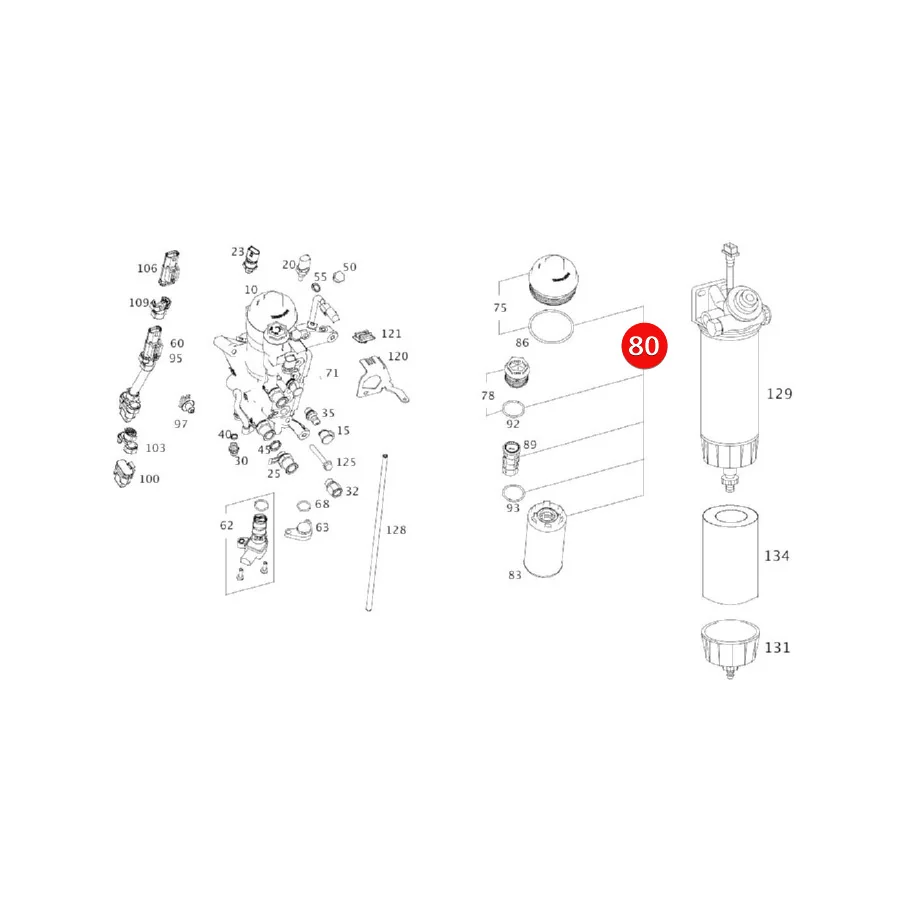 Mann Filter - PU8010/1-2X - Kraftstofffilter
