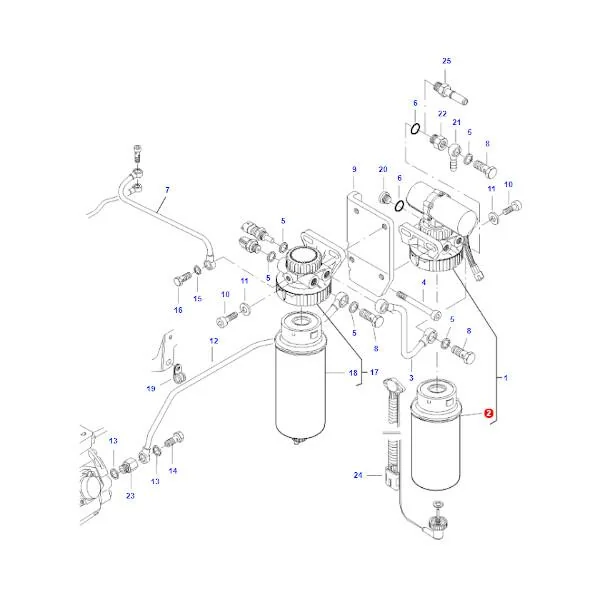 Mann Filter - WK8156 - Filter für Kraftstoffwechsel