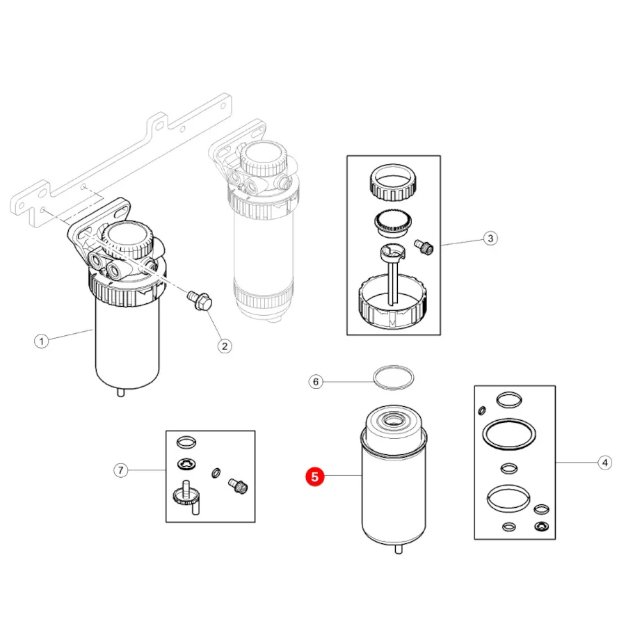 Mann Filter - WK8166 - Kraftstofffilter mit Wasserabscheider