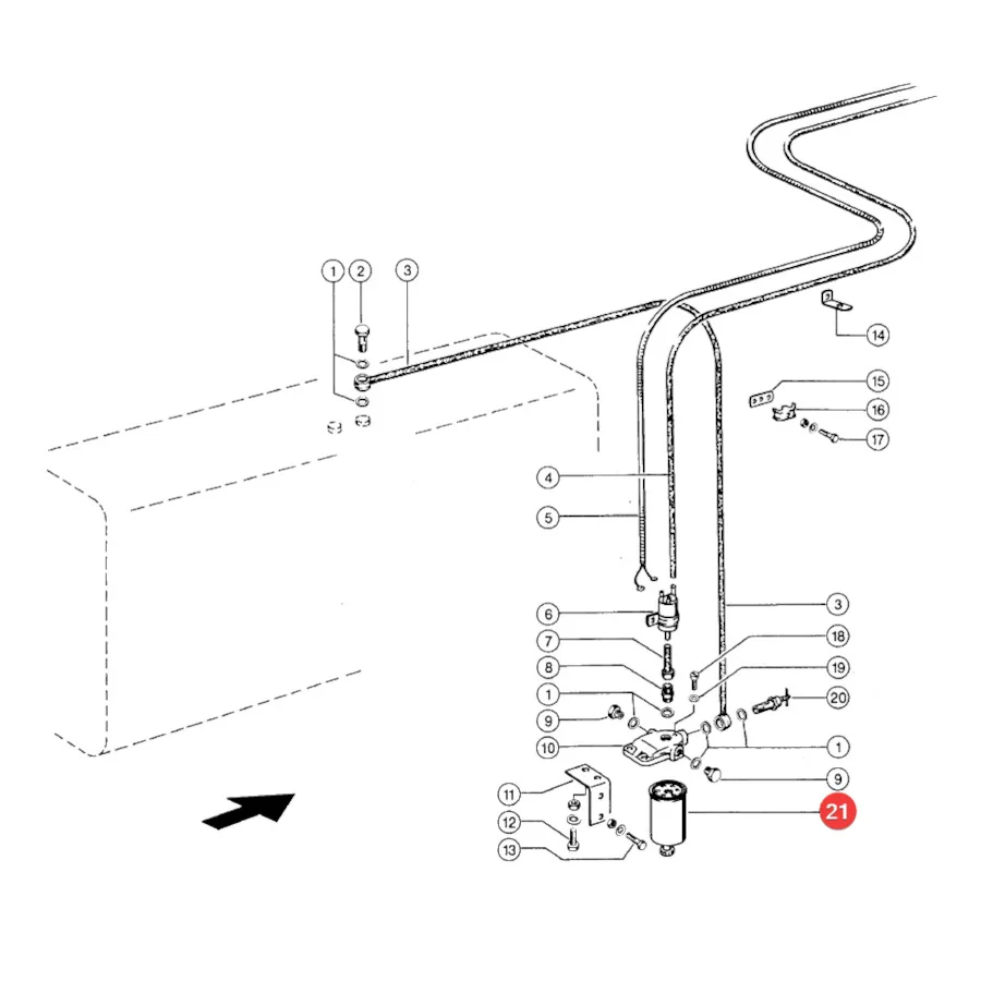 Mann Filter - WK842/6 - Kraftstofffilter