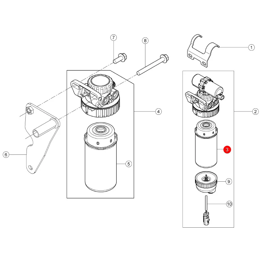 Mann - WK8187 - Kraftstofffilter mit Wasserabscheider WK8187