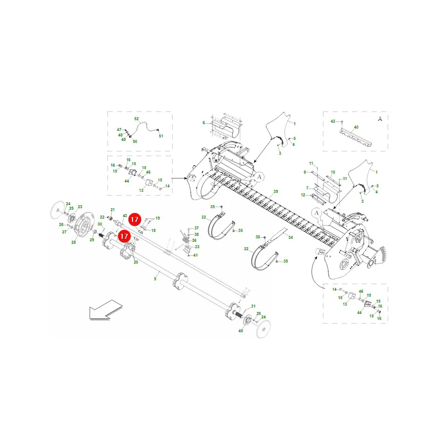 Maschio Gaspardo - B025P0010R - Halbbuchse