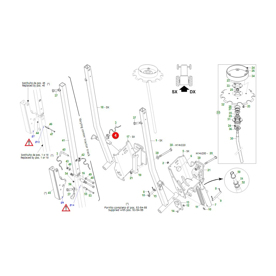 Maschio Gaspardo - F02200574R - Splint 10X45