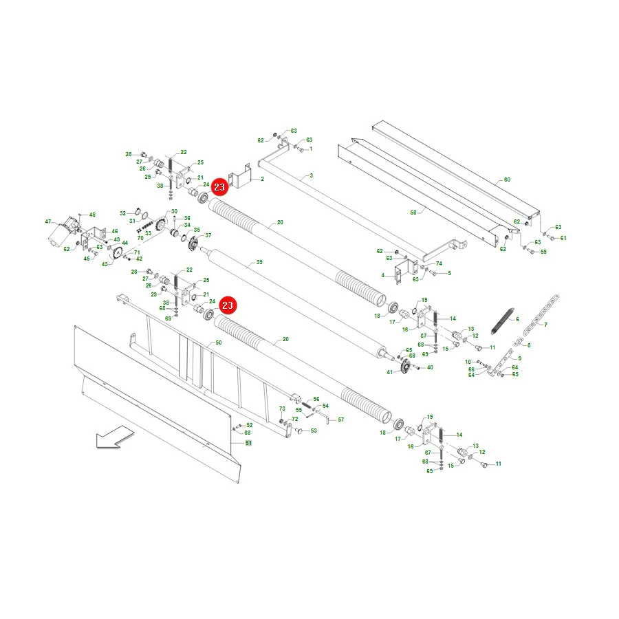 Maschio Gaspardo - F04010174R - Kugellager 6206 2RS