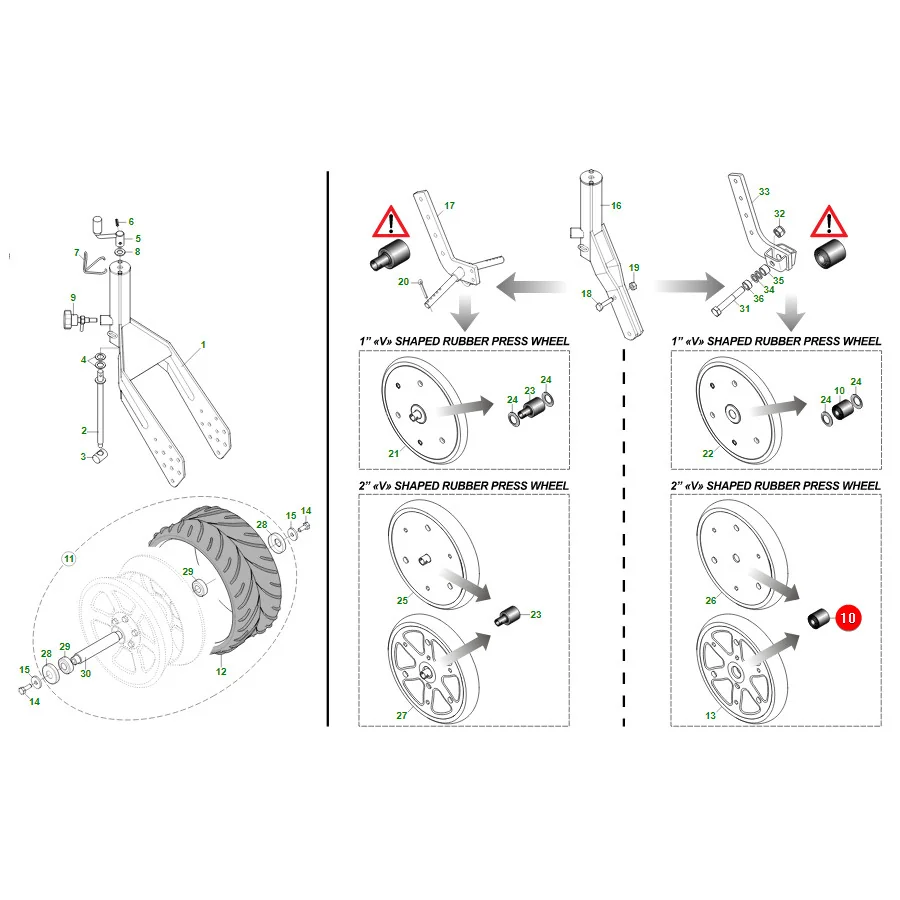Maschio Gaspardo - F04100150R - Lager