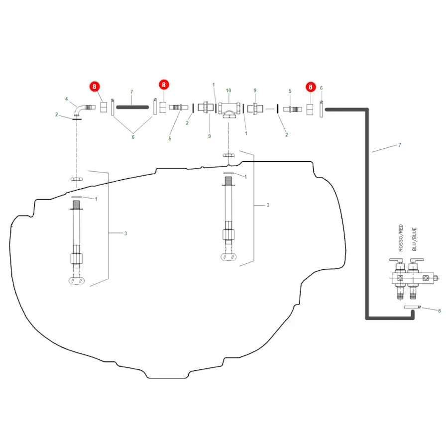 Maschio Gaspardo - F12026004R - Mutter