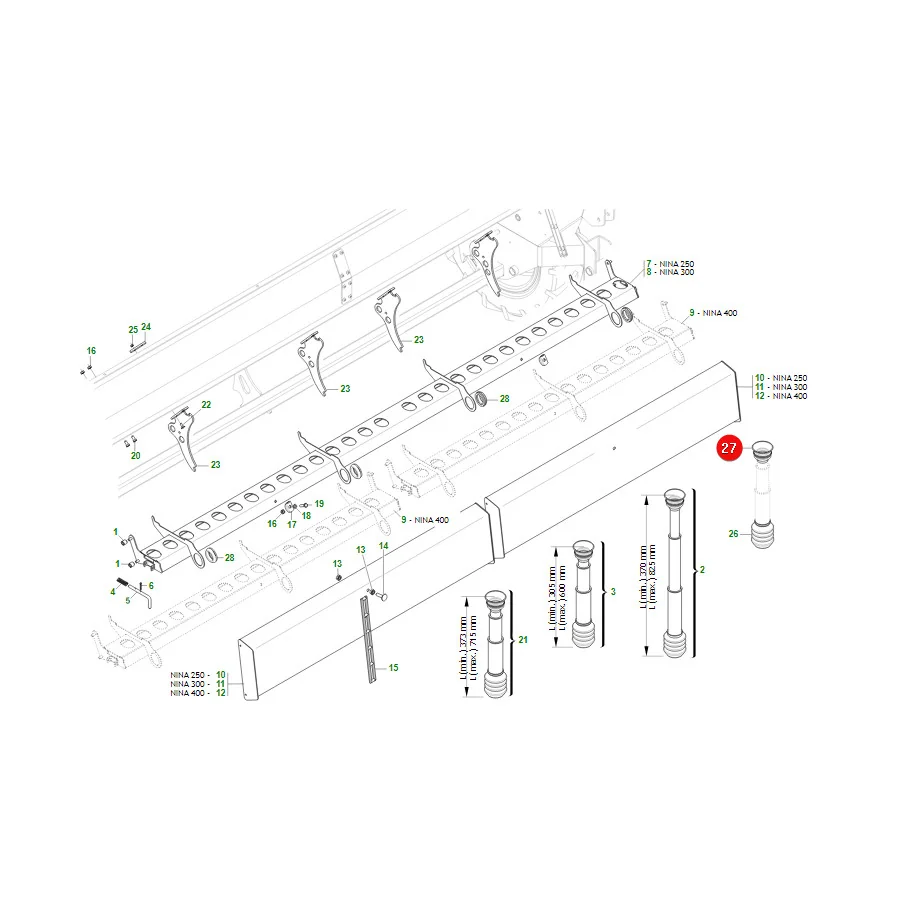 Maschio Gaspardo - G07000127R - Oberer Balg