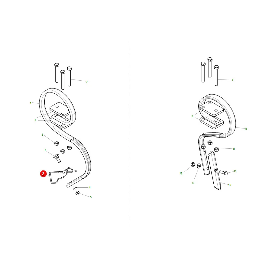 Maschio Gaspardo - G13640360R - Dreieckiger Gänsefuß 150 mm