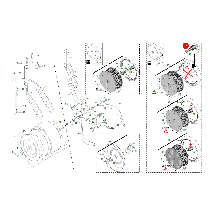 Maschio Gaspardo - G15226620R - Buchse
