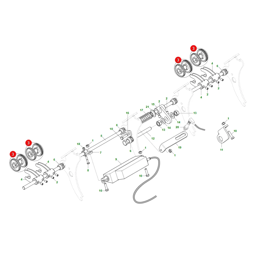 Maschio Gaspardo - G16321230R - särradsatz