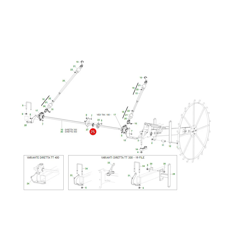 Maschio Gaspardo - G16631040R - Lager