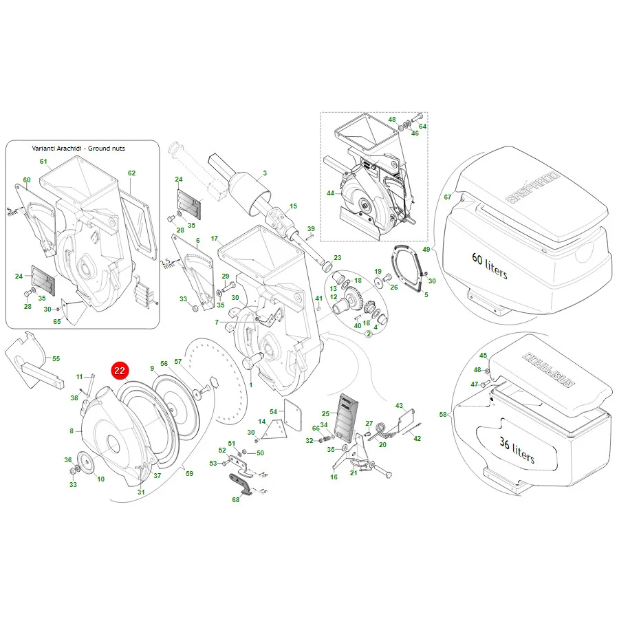 Maschio Gaspardo - G19002620R - Verteilerdichtung MTR