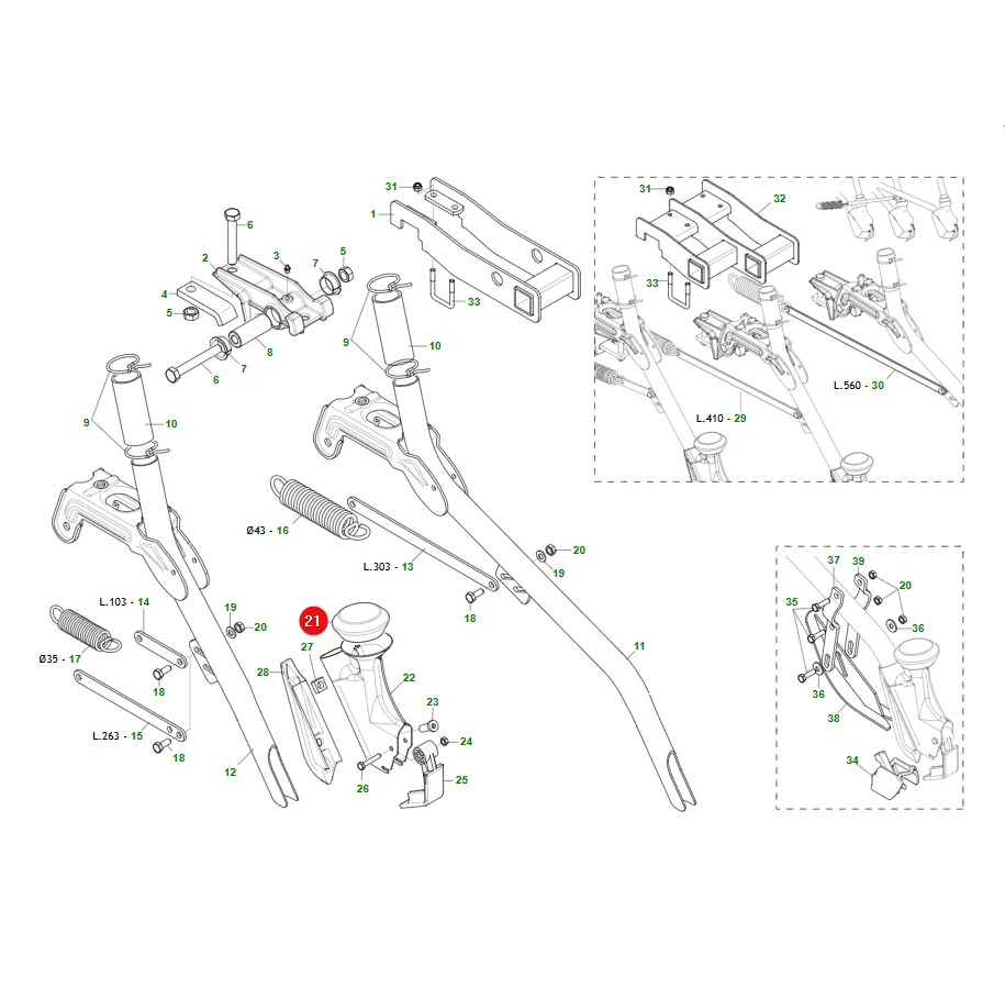 Maschio Gaspardo - G19003270R - Kappe