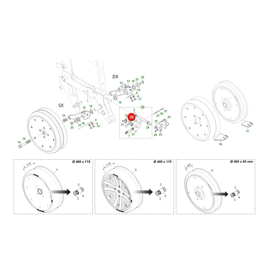 Maschio Gaspardo - G19203130R - Tiefenregler