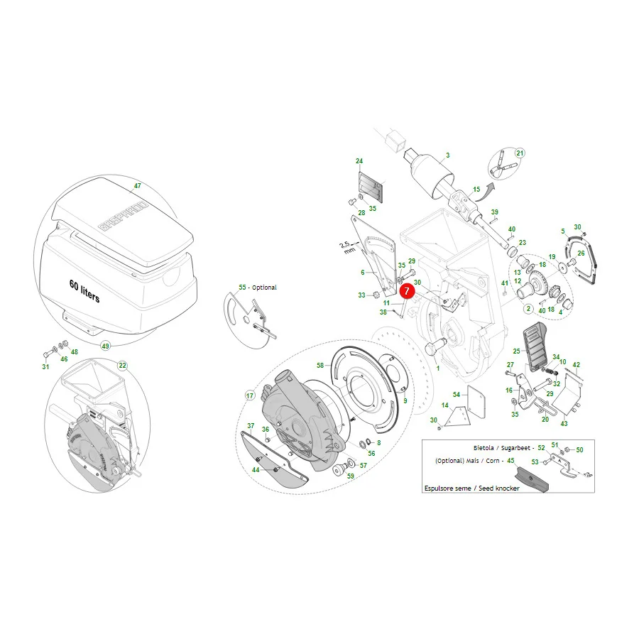 Maschio Gaspardo - G22230041R - Begrenzer