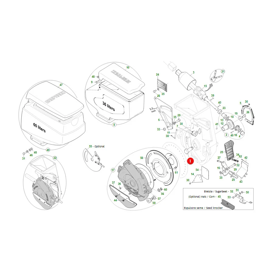 Maschio Gaspardo - G22230046R - Modusachse