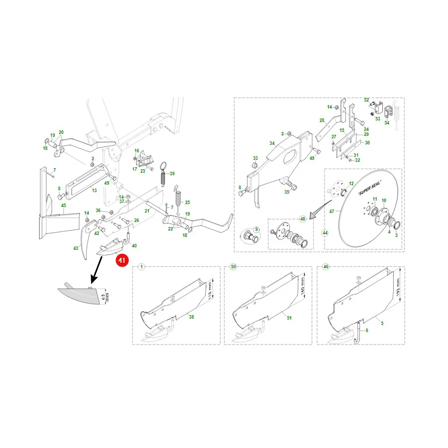 Maschio Gaspardo - G22270397R - Scharmesser