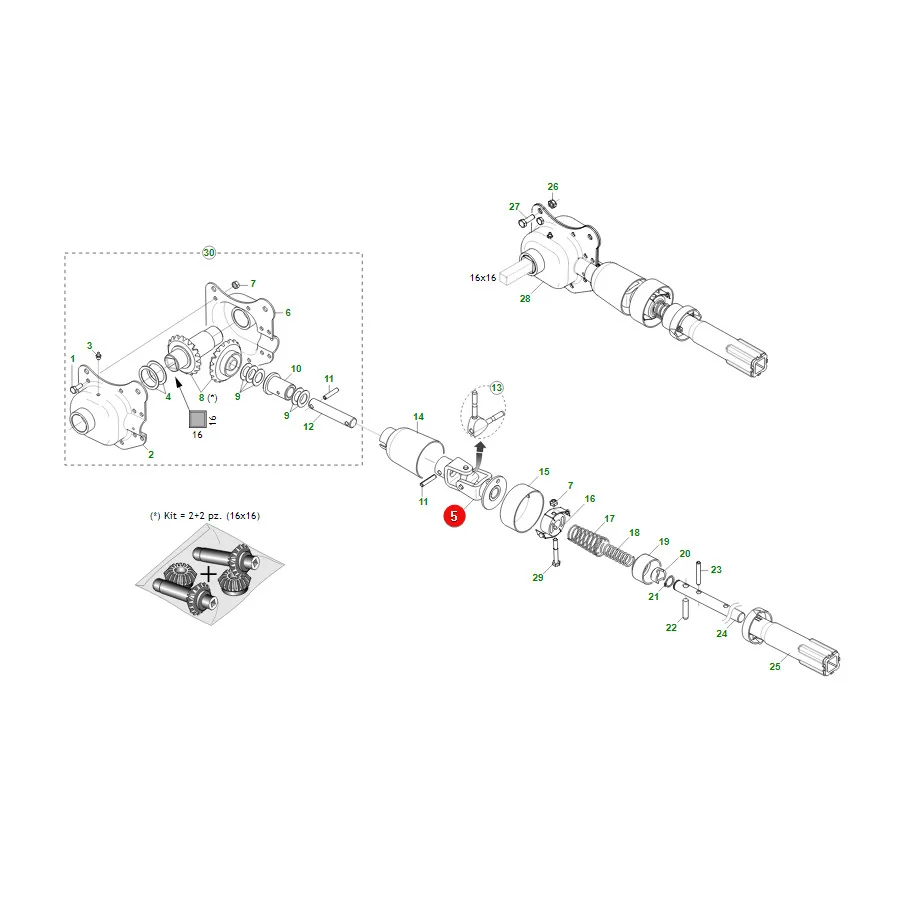 Maschio Gaspardo - G22270453R - Gelenk