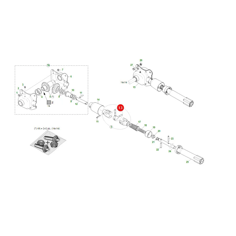 Maschio Gaspardo - G22270454R - Kreuzgelenk