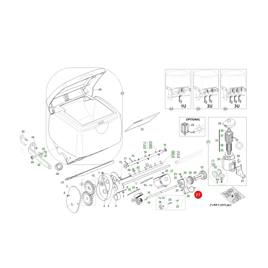 Maschio Gaspardo - G65336055R - Sicherheitsfeder