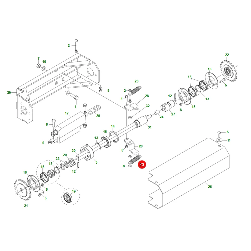 Maschio Gaspardo - G65337005R - Feder