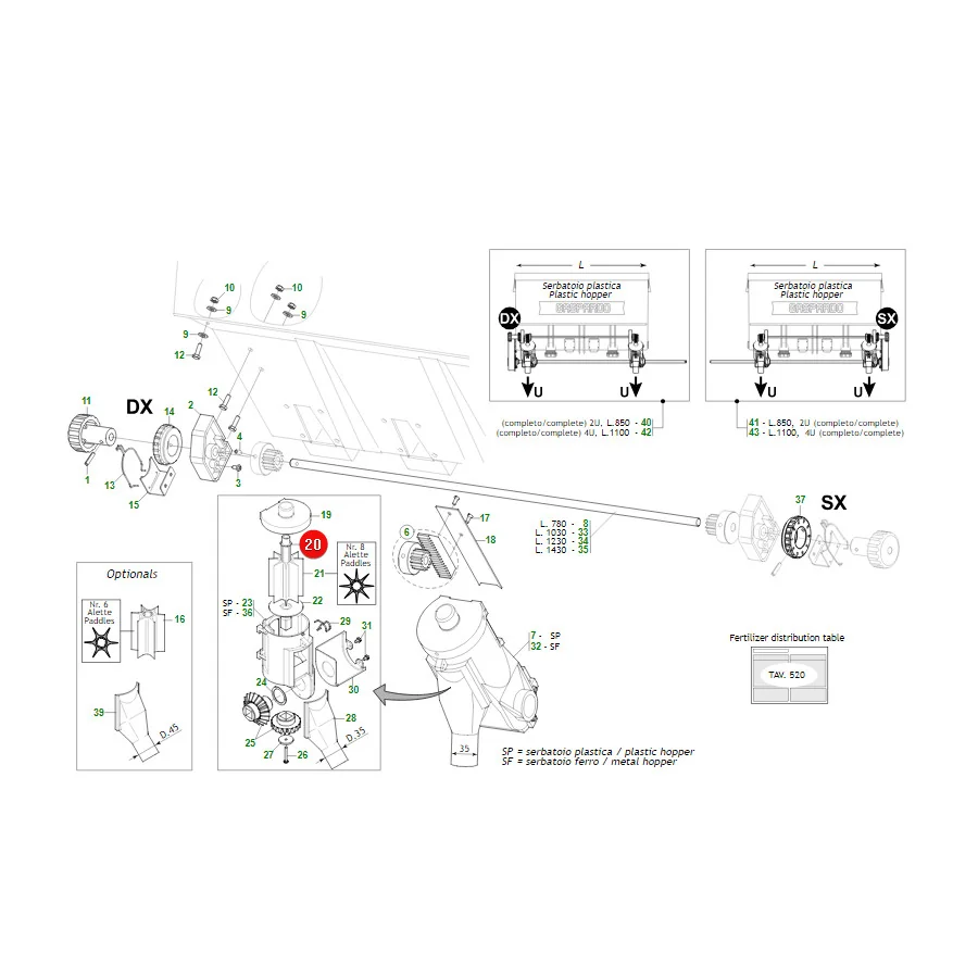 Maschio Gaspardo - G66248173R - Rotorbuchse
