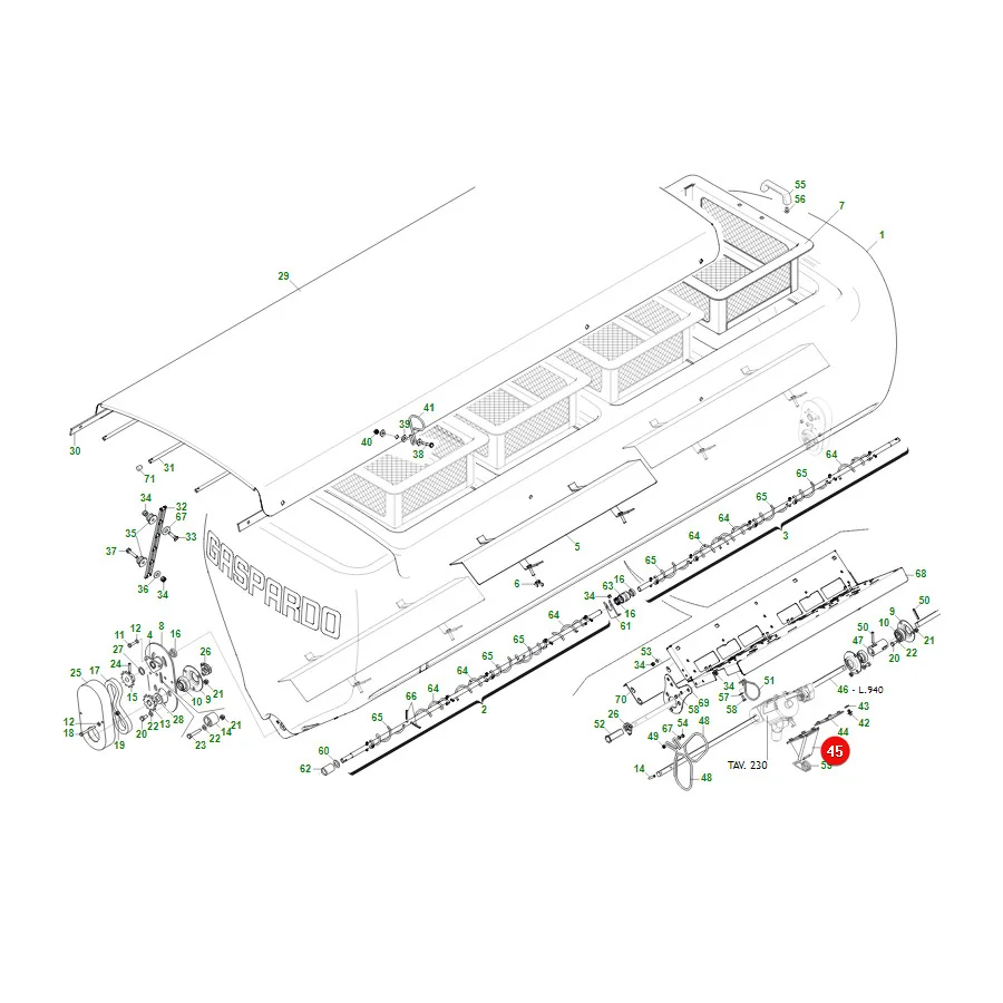 Maschio Gaspardo - G66248187R - Tankablass