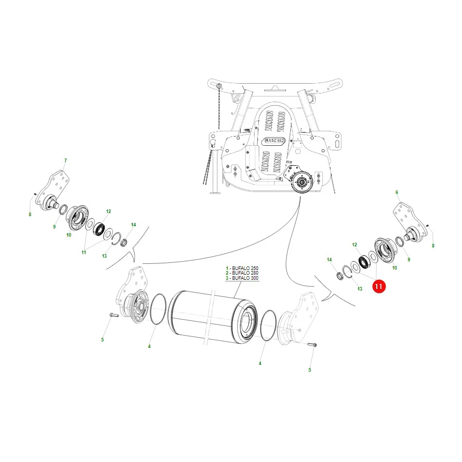 Maschio Gaspardo - M30400617R - Unterlegscheibe