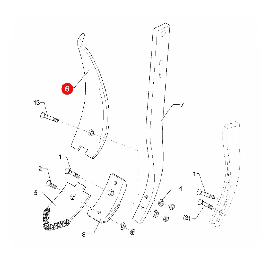 Menke - 3374399 - Linkes Streichblech Lemken