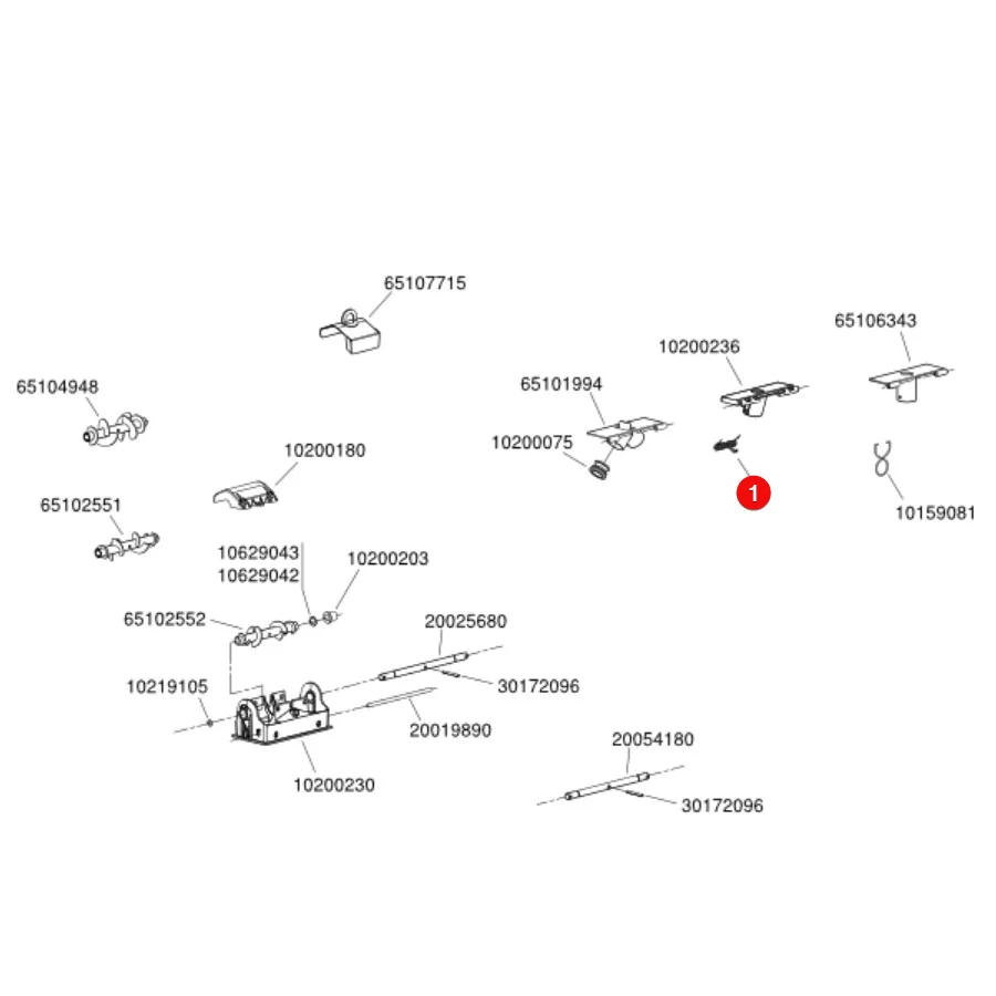 Monosem - MN10153104 - Vorsä-Dosierfeder