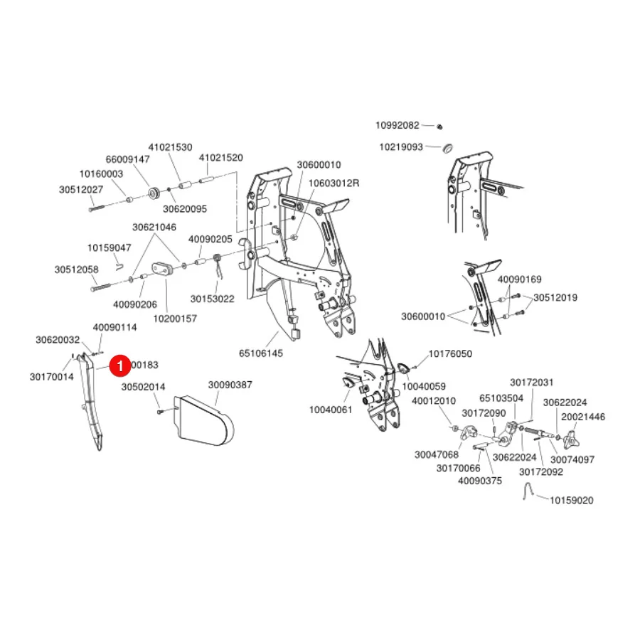 Monosem - MN10200183 - Saatgutförderschlauch 7079.A