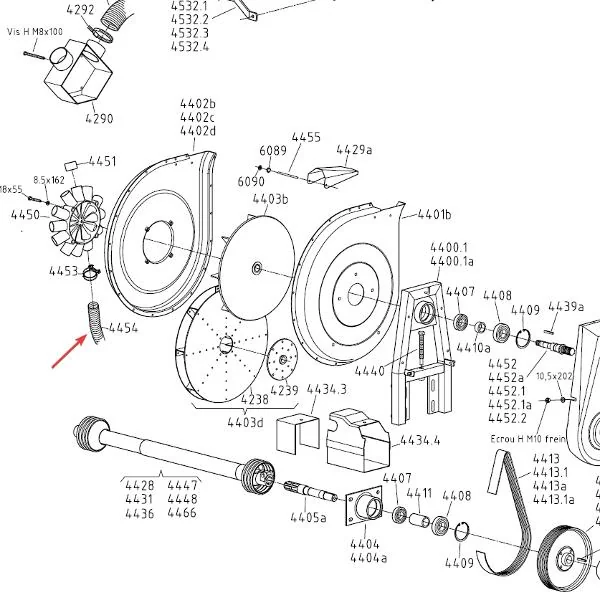 Monosem - MN10992263 - Vakuumschlauch der Säeinheit Durchm. 40 mm