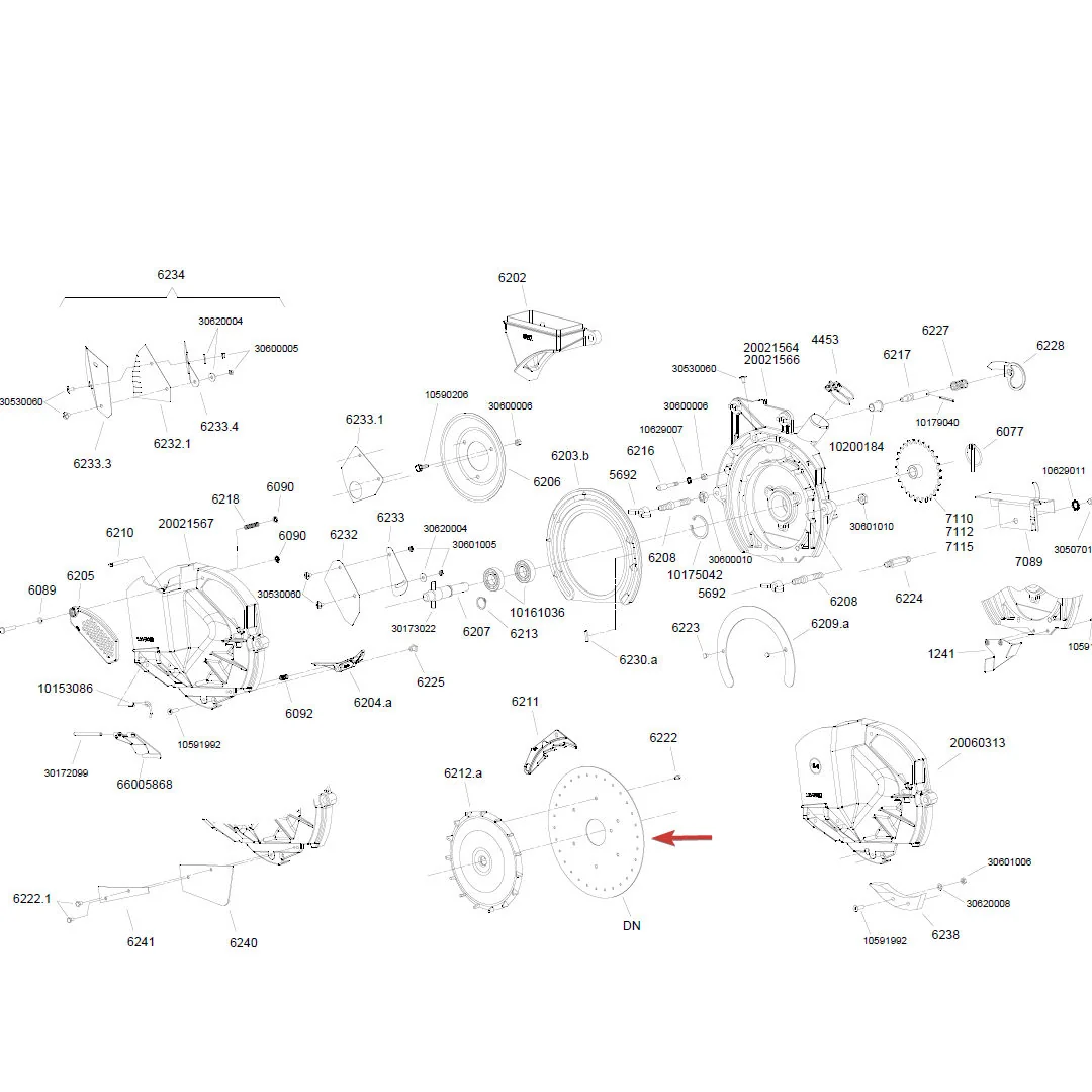 Monosem - MN22000690 - Maissäscheibe DN 2450