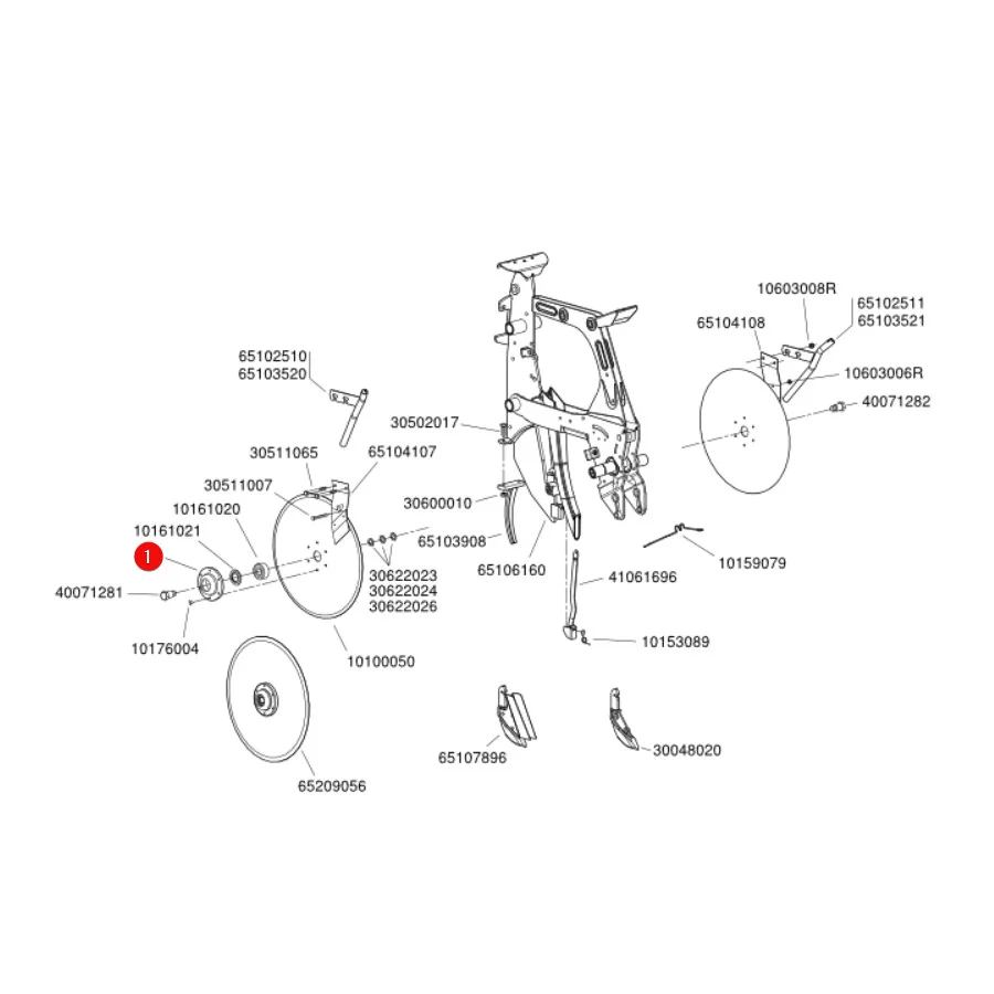Monosem - MN41016178 - Scheibenscharnabe