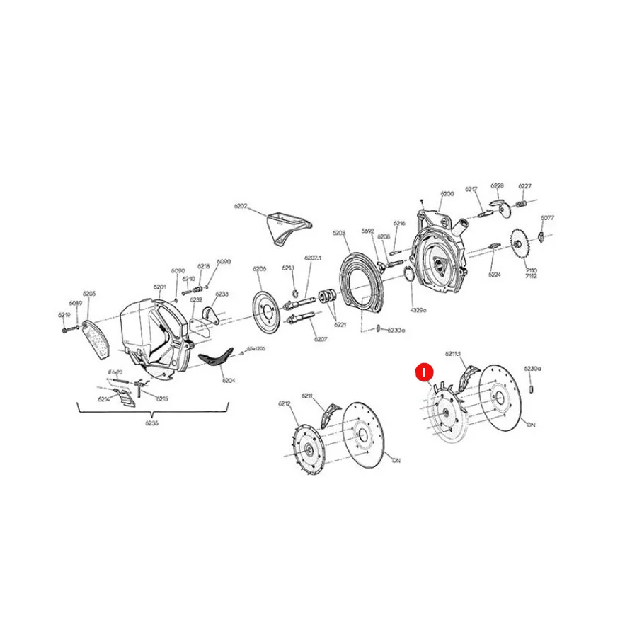 Monosem - MN6073.1 - PNU-Mais-Saatrührwerk für Sämaschine